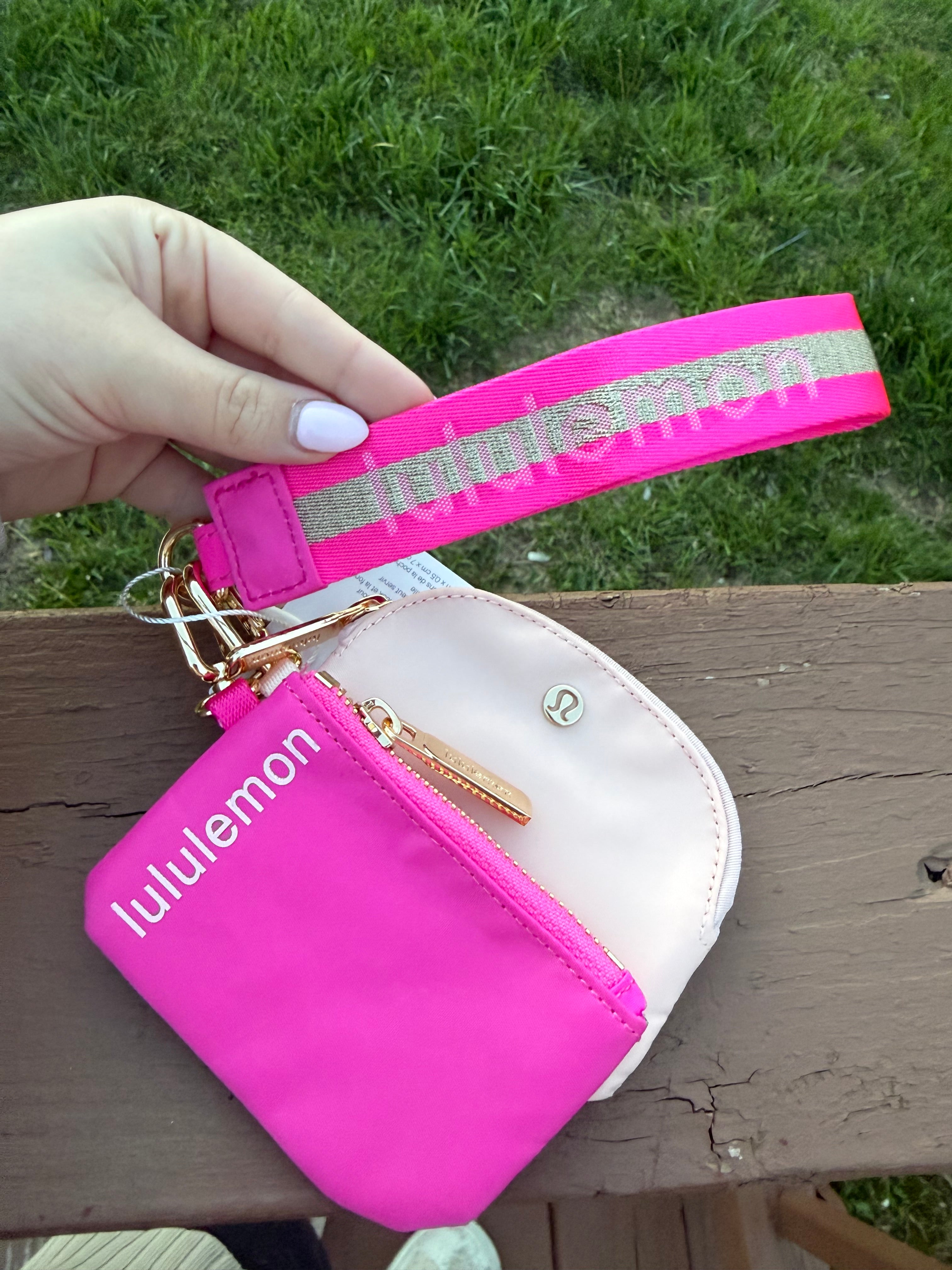 Pink Keychain Wallet